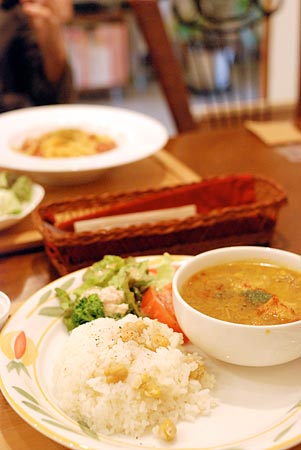cafe凛 昼食風景