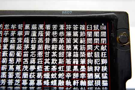 「ファニー」文字盤拡大