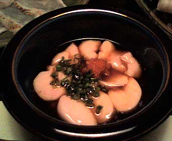 ふぐ白子刺身
