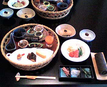 朝食全景
