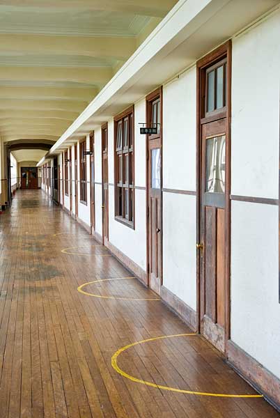 旧豊郷小学校 2階廊下
