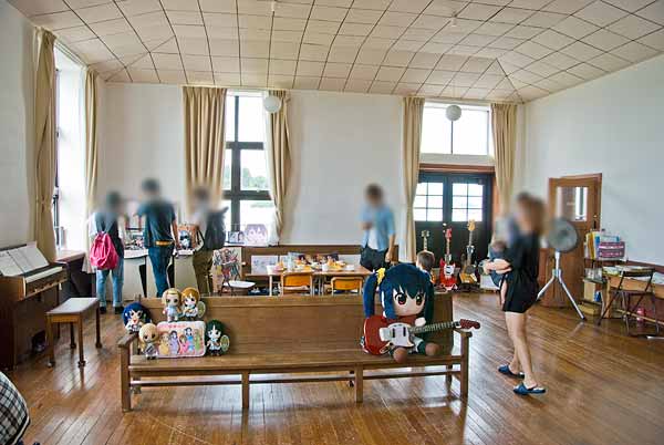 旧豊郷小学校 會議室(軽音部部室)北東向き