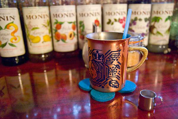 出町枡形商店街・華波・アイスコーヒー