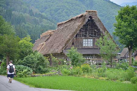 白川村・素朴な合掌造り