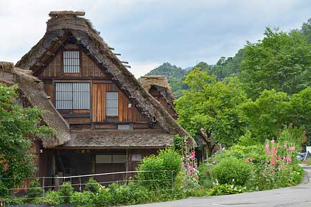 白川村・素朴な合掌造り