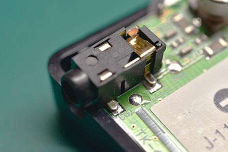 amPlug 秋山澪モデル ヘッドフォンジャック拡大