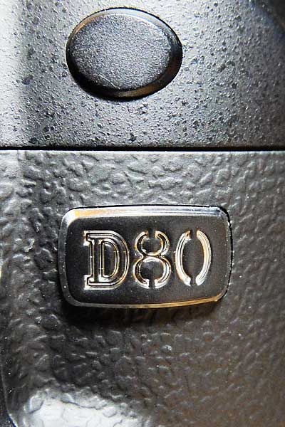 Nikon D80・バッヂ交換後