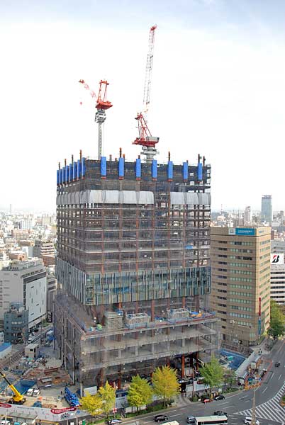 新大名古屋ビルヂング建設中