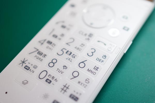 docomo SH-03E キー部分