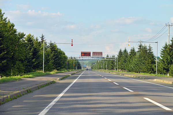 国道237号の直線