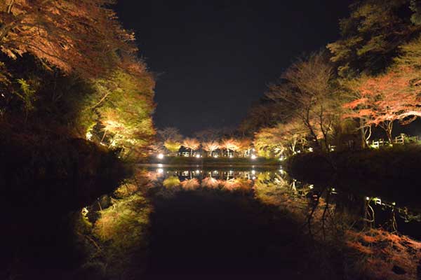 穴弘法もみじまつり