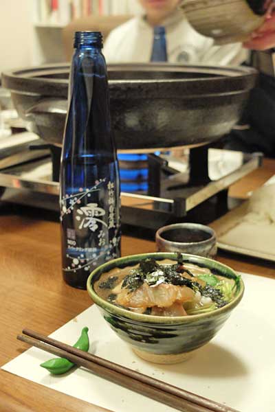 忘年会 鯛茶漬けと澪