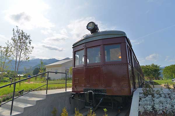 安曇野ちひろ公園 電車の教室