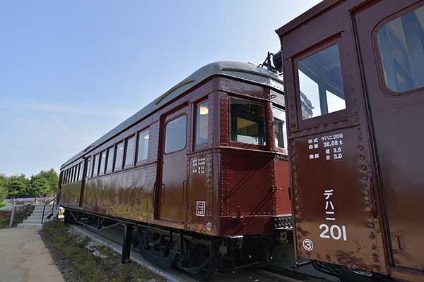 安曇野ちひろ公園 電車の教室