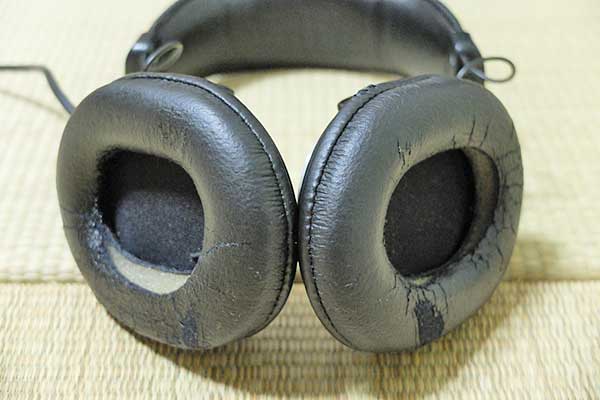 MDR-CD900STイヤーパッド劣化