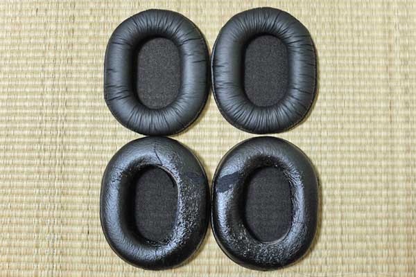 MDR-CD900ST新旧イヤーパッド