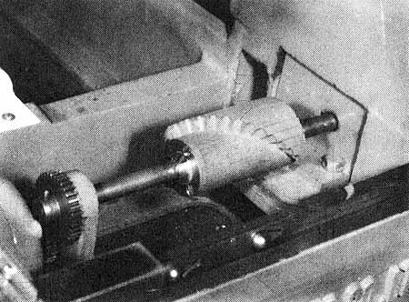 SK-4Eの欧文字幅規定装置の段カム