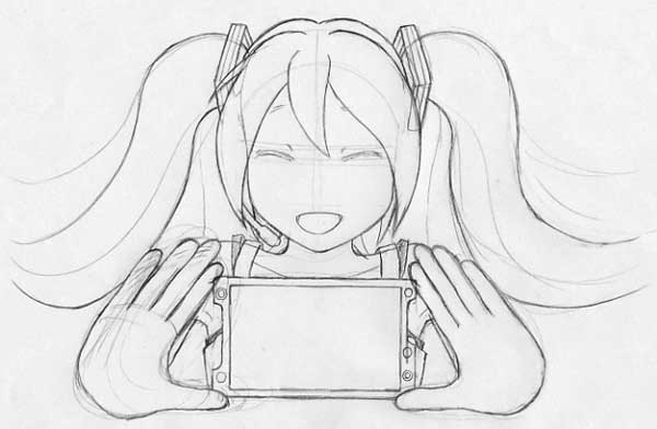 写植のうたイラスト下絵